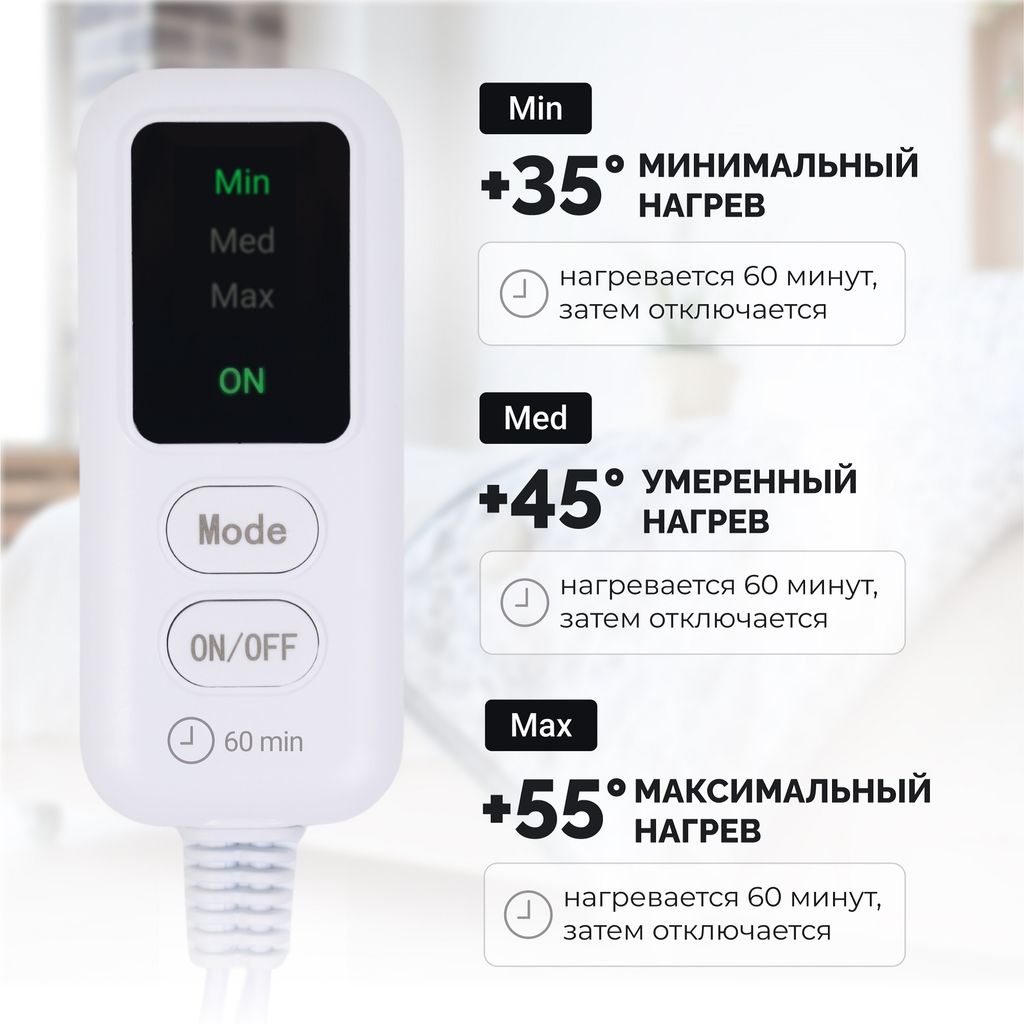 EcoSapiens Hotty Электрогрелка с карбоновым нагревателем, 40х50 см, огурцы, 1 шт.