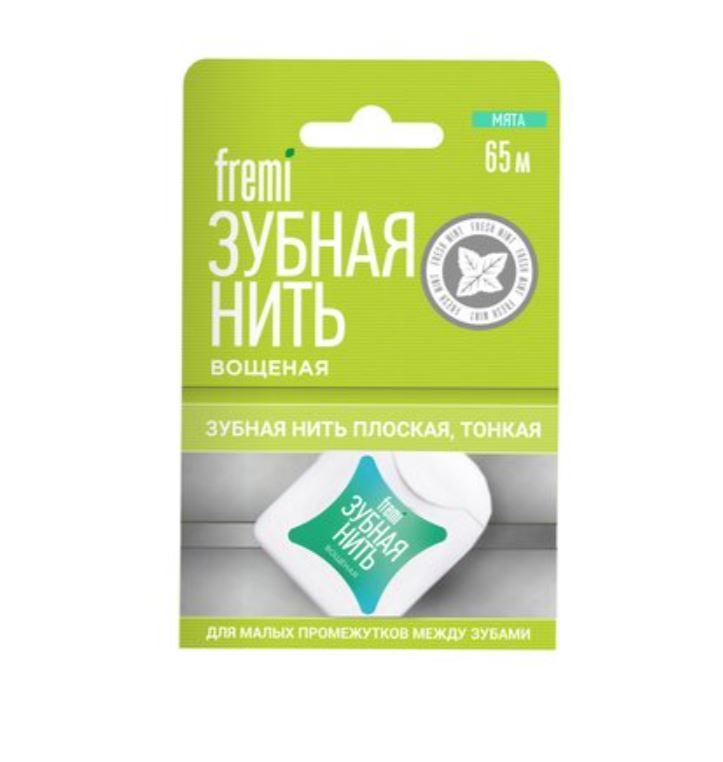 фото упаковки Fremi нить зубная вощеная