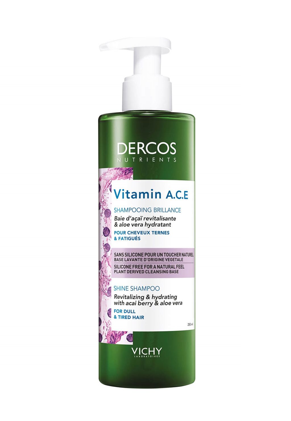 фото упаковки Vichy Dercos Nutrients Vitamin Шампунь для блеска волос