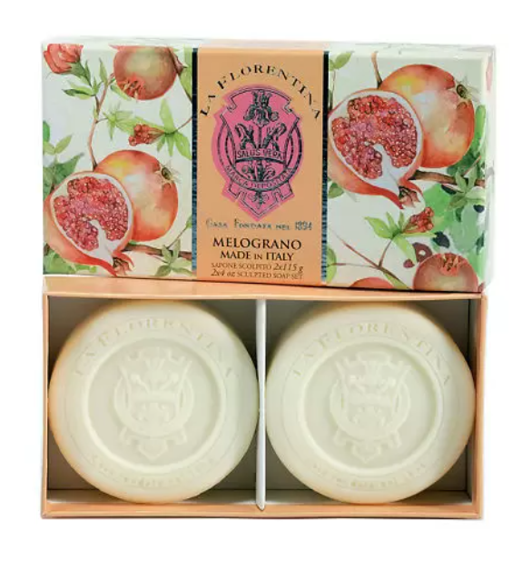 фото упаковки La Florentina Набор мыла в подарочной коробке Гранат