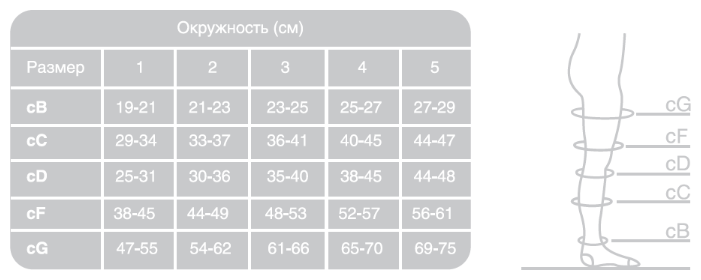 Ergoforma Чулки антиэмболические 2 класс компрессии, р. 4, арт. 227 (25 mm Hg), пара, с отверстием под пальцами, белые, 1 шт.