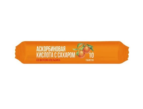 фото упаковки Аскорбинка с сахаром