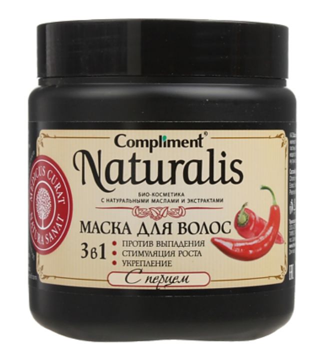 фото упаковки Compliment Naturalis Маска для волос 3 в 1