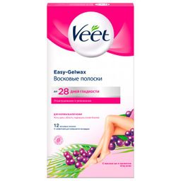 Veet Полоски восковые для нормальной кожи