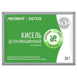 Леовит Detox Кисель детоксикационный ягодный