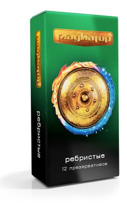Гладиатор Презервативы ребристые