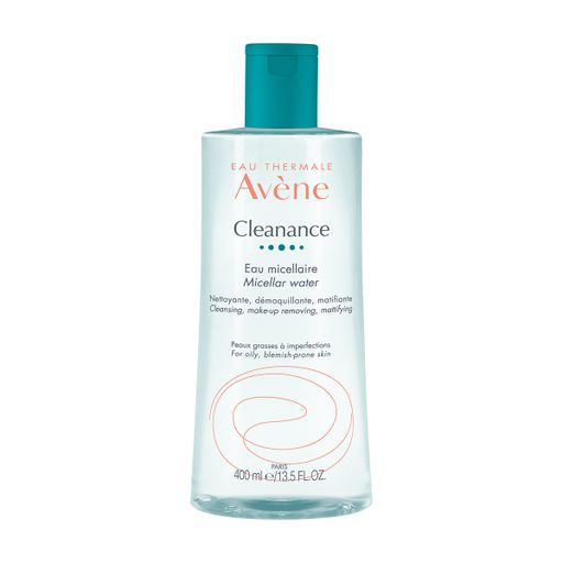 Avene Cleanance мицеллярная вода, для жирной, комбинированной, проблемной кожи, 400 мл, 1 шт.