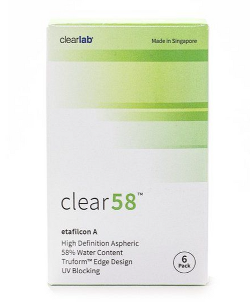 ClearLab Clear 58 Линзы контактные, BC=8.7 d=14.0, D(-5.75), 6 шт.