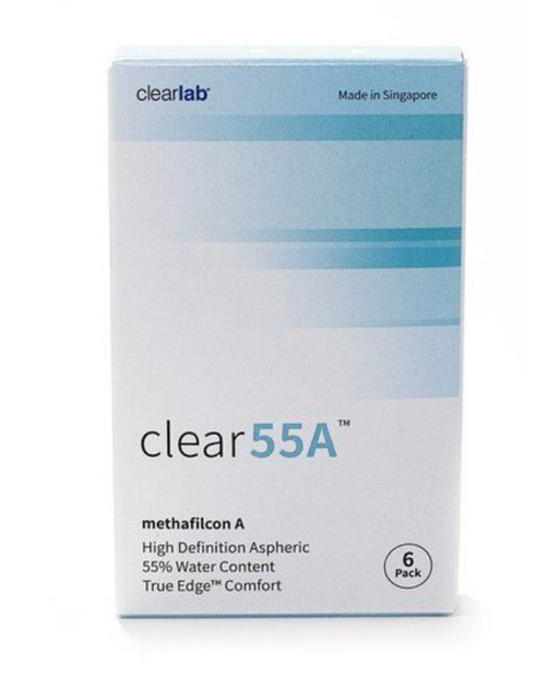 ClearLab Clear 55A Линзы контактные, BC=8.7 d=14.5, D(-4.75), 6 шт.