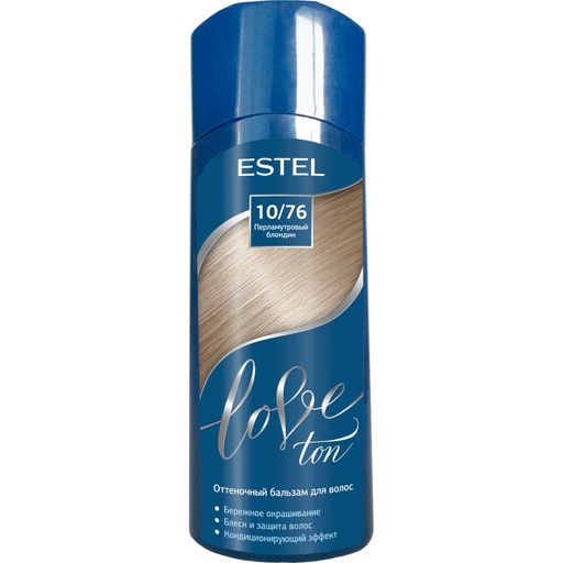 Estel Love Ton Оттеночный бальзам для волос, тон 10/76 Перламутровый блондин, 150 мл, 1 шт.
