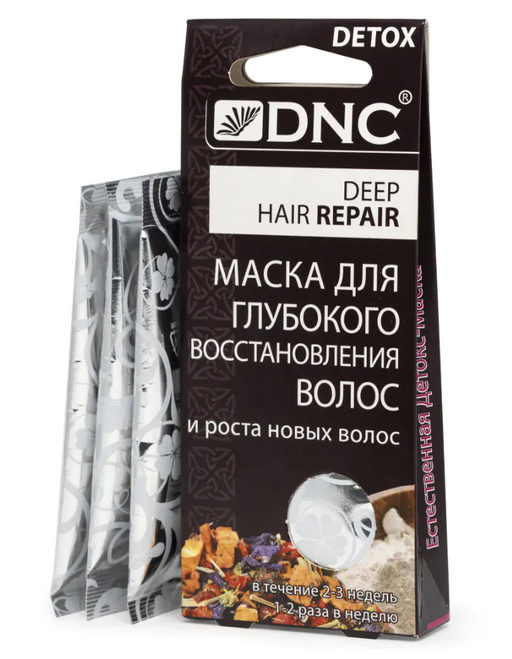 DNC Маска для глубокого восстановления волос, 15 мл, 3 шт.