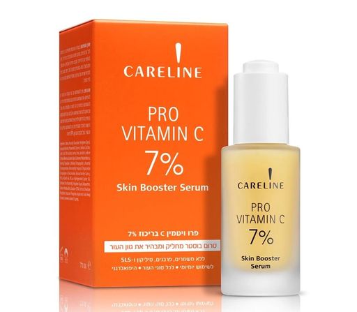 Careline Сыворотка-бустер с витамином C 7%, омолаживающая, 30 мл, 1 шт.